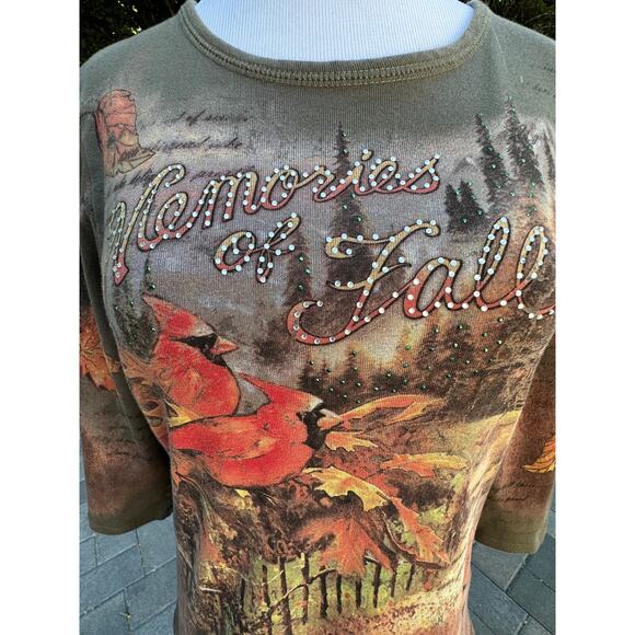 Y2K Top Fall Autumn RusticLuxury Ephemera FarmCore Rustic Grunge Gypsy Biker - Picture 3 of 13